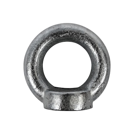 Aztec Lifting Hardware Round Eye Nut, 1/4"-20 Thread Size, Carbon Steel, Zinc Plated DIN208-25